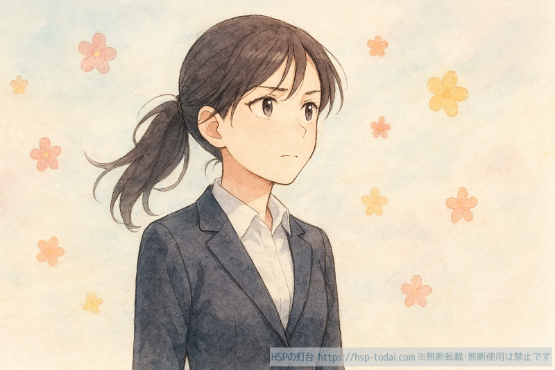 やる気に満ち溢れている会社員の女の子のイラスト