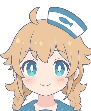 ブログ「HSPの灯台」運営者・みなもの微笑みイラスト