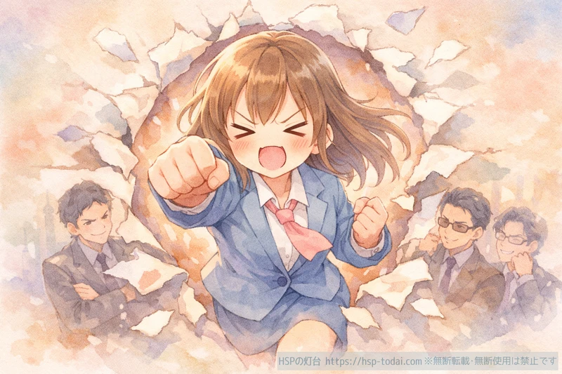 職場の悪い関係を打ち破るイラスト